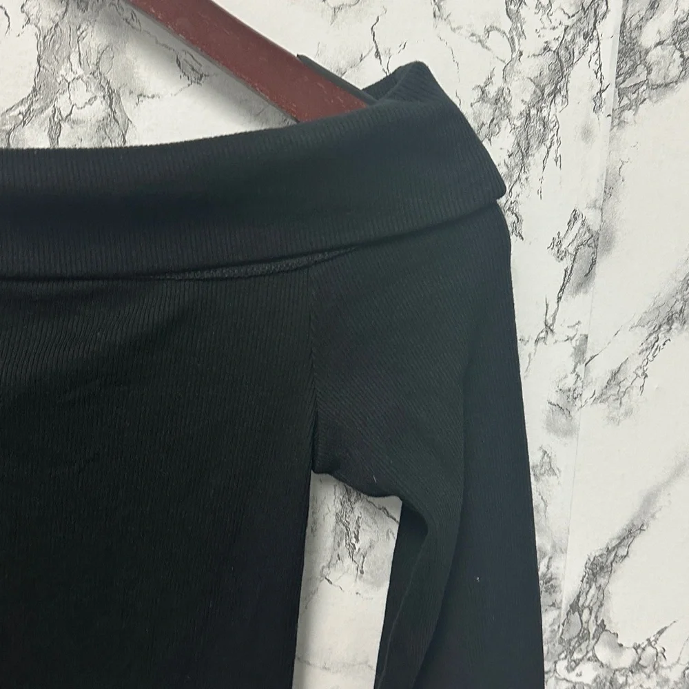 Wild Fable Women’s Black Long Sleeve Mini Bodycon Dress Size XS - Picture 6 of 12